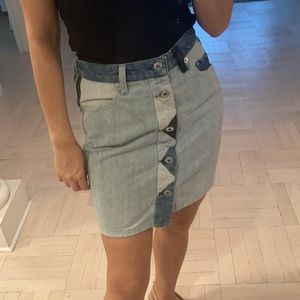 Diesel Denim Patchwork Skirt